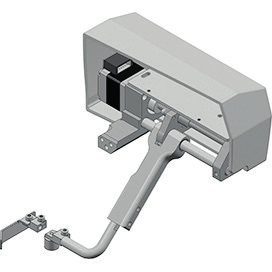 Motor driven edge guide · 3D model