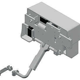 Motor driven edge guide · 3D model
