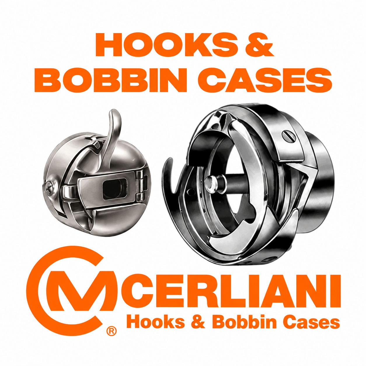CERLIANI HOOKS &  BOBBIN CASES