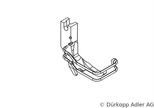 0067 220773 — прижимная лапка