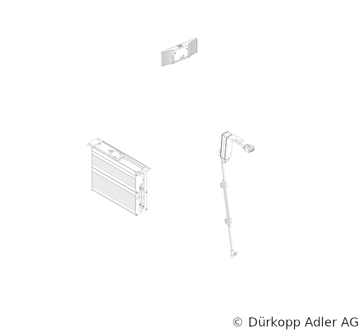 H867-190060-70 Одноигольная машина челночного стежка с плоской платформой и длинным рукавом 700мм. Усиленная версия. Нижний, игольный транспортеры и альтернирующие лапки (H867 990003 005)