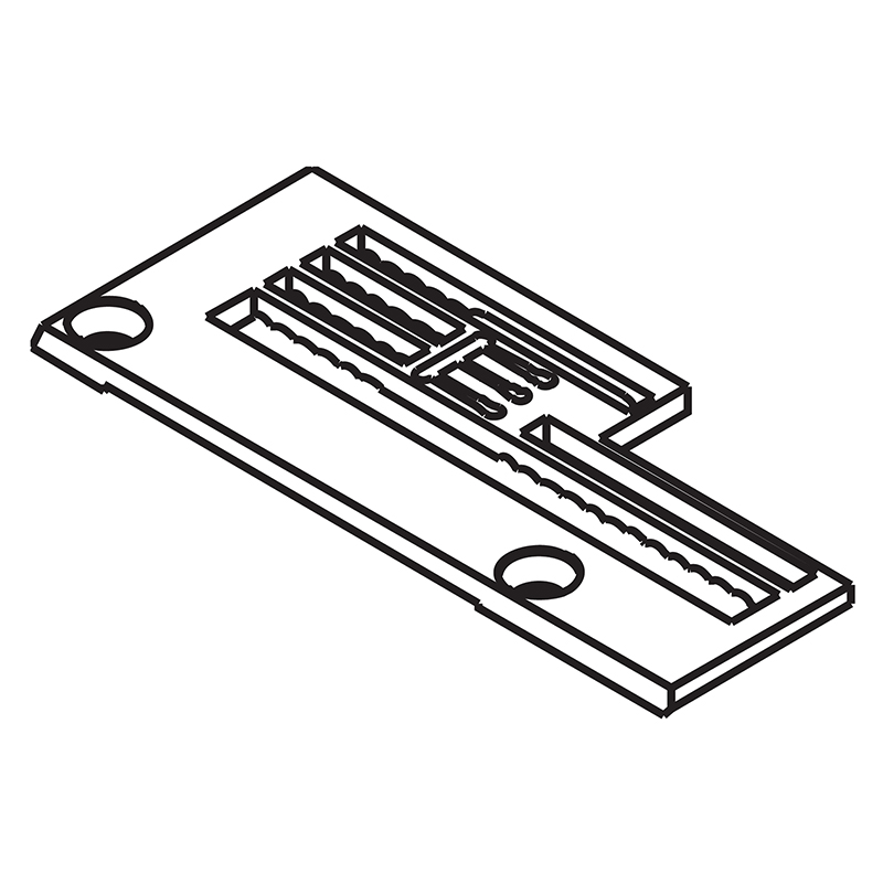 Y3108002 Needle Plate — Needle Plate for Yamato Coverstitch Machine Suitable for machine:
