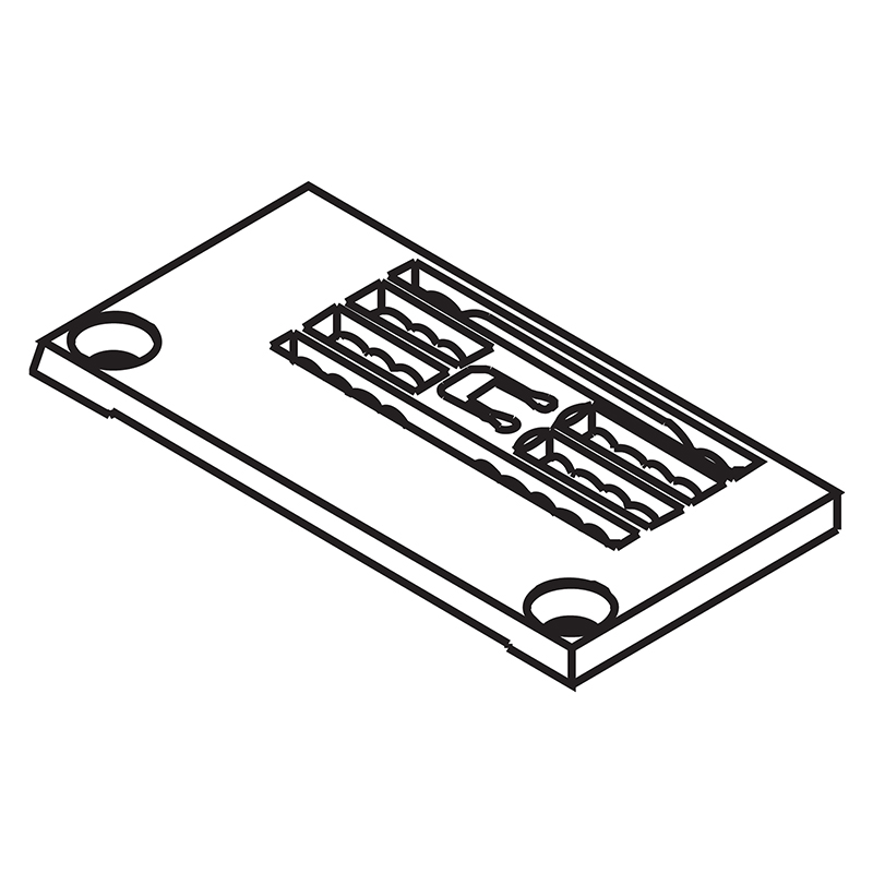 Y3108131 Needle Plate — Needle Plate for Yamato Coverstitch Machine Suitable for machine: