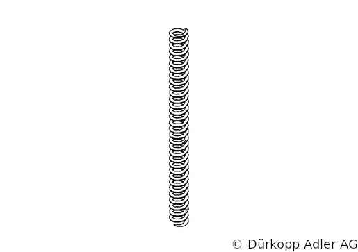0211 000439 — пружина прижимной лапки