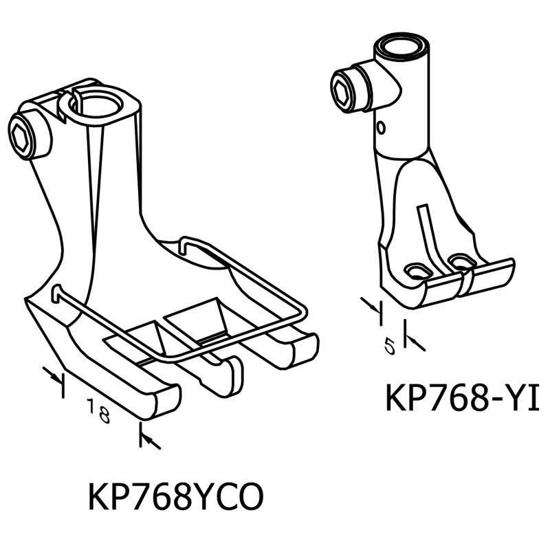 Направляющие лапки KP768YC