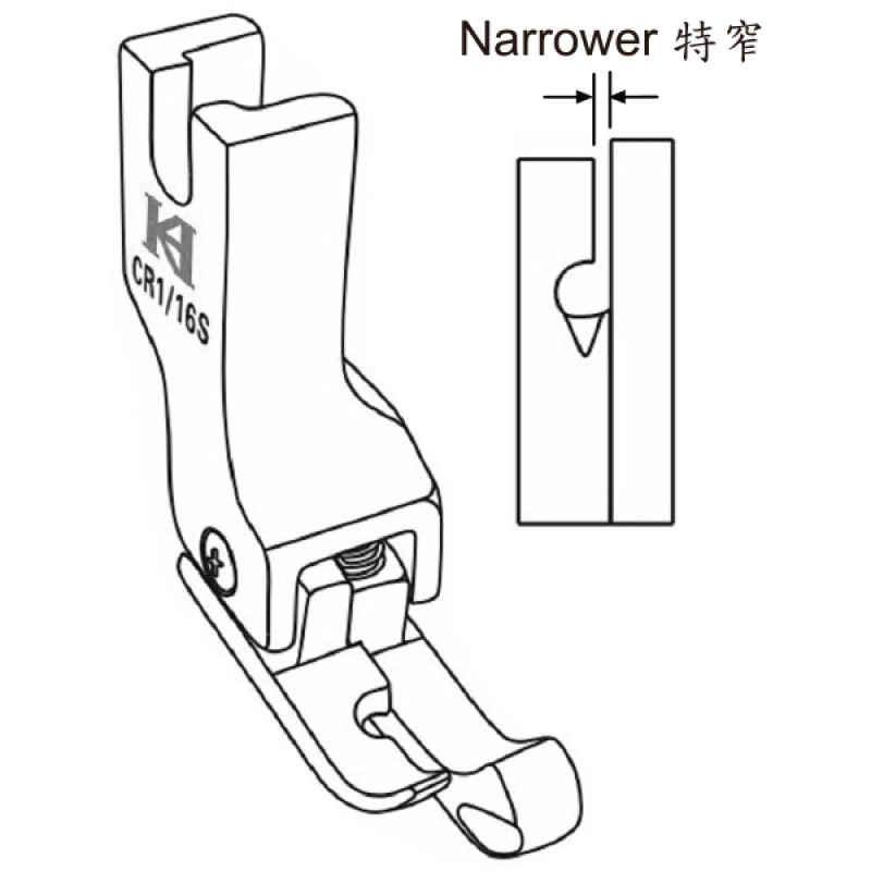 Правые компенсационные лапки CR-S