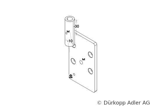 0067 241293 — крепёжная пластина