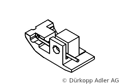 0196 104010 — пластина лапки