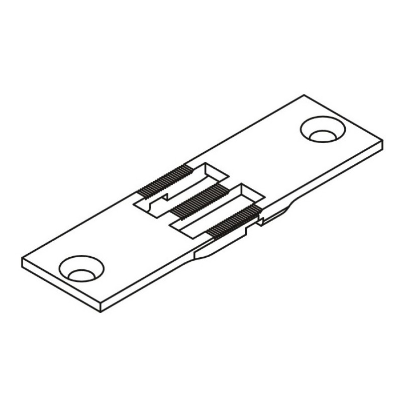 KH2860-NP Needle Plate — Needle Plate for Juki LU-2860 *For 3, 4, 5mm needle plate, there is no center bar on it.