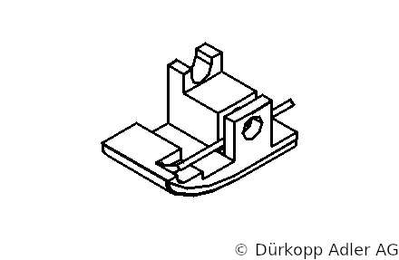 0196 104008 — пластина лапки