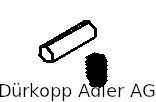 0275 220484 — шарнирная прижимная лапка