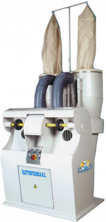 Elettrotecnica BC Mod 88I 2-станционная шероховальная машина диск/диск с системой сухого пожаротушения  