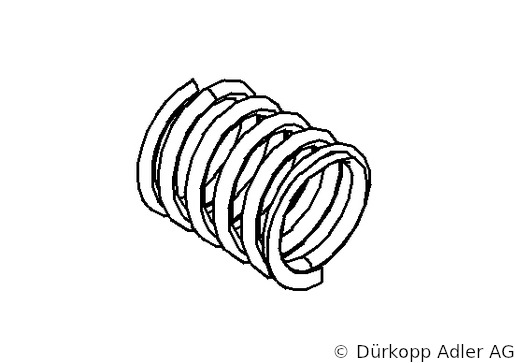0273 000530 — пружина прижимной лапки