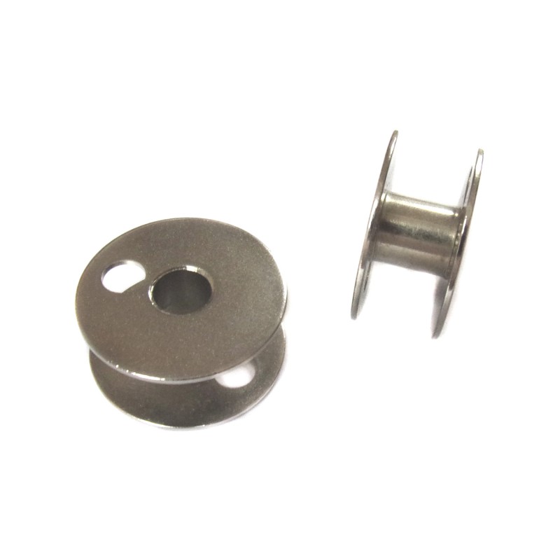 203470 Bobbin (100pcs/box) — Bobbin for Singer Double Needle Machines Diameter : 22 mm Height : 10.2 mm * Price is marked per package. 100 pcs per package. *