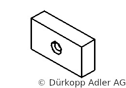 0246 000599 — прижимная деталь