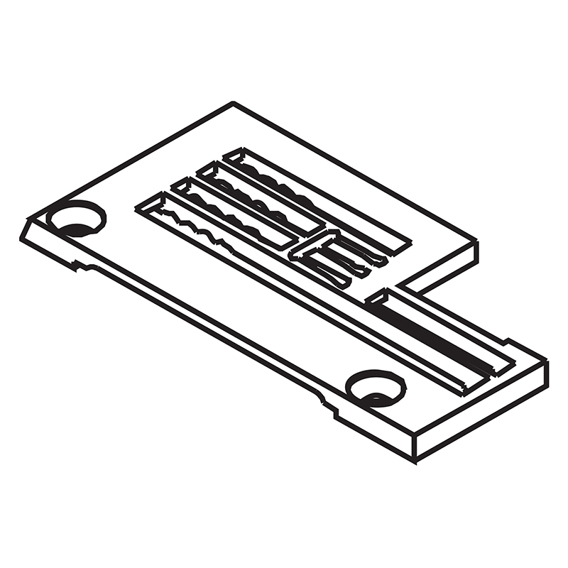 14-868 Needle Plate — Needle Plate for Kansai Special Coverstitch Machine Suitable for machine: