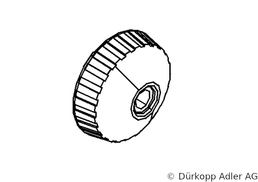 0381 110230 — рифлёная гайка
