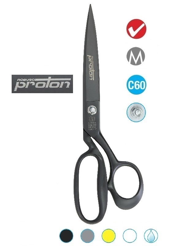 ROBUSO-proton 1026/S Solingen scissors for cutting impregnated aramid, carbon and fiberglass fabrics.