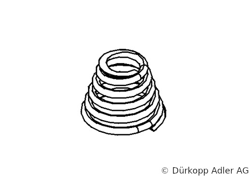 0081 003440 — пружина конического штифта