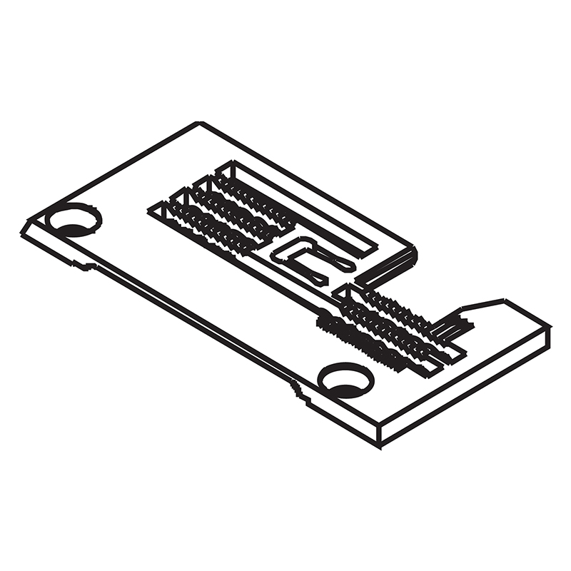 Y95261 Needle Plate — Needle Plate for Yamato Coverstitch Machine Suitable for machine: