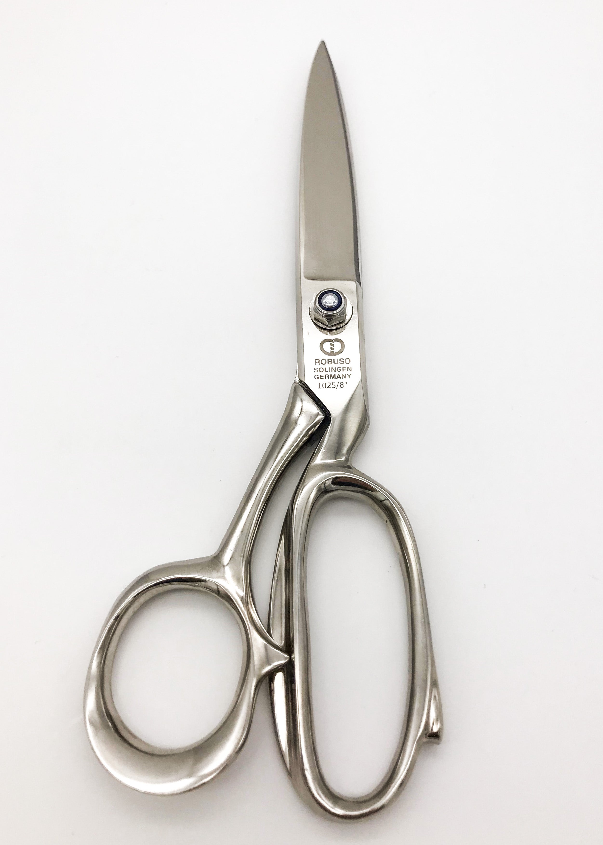 Ножницы для кожи ROBUSO, никелированные, 1025/E/8"