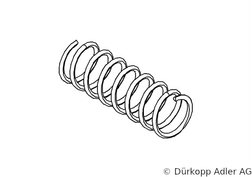 0273 000678 — пружина прижимной лапки