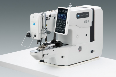 Durkopp Adler 533 | CNC-контроллируемый пуговичный автомат челночного стежка с технологией управления шаговыми моторами