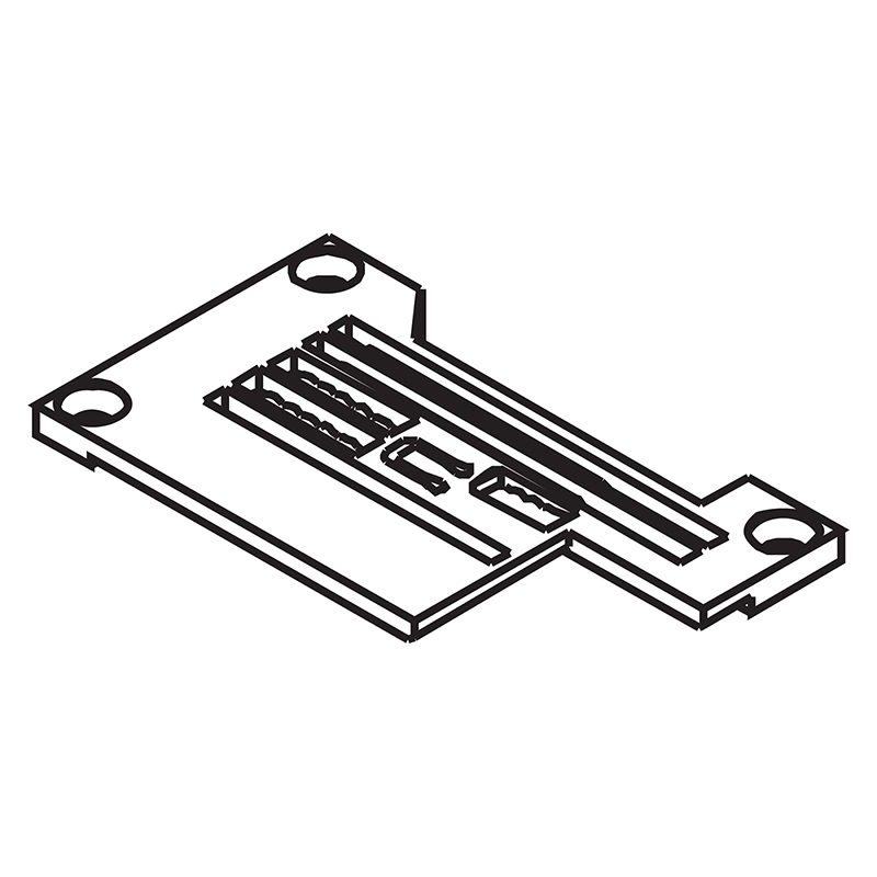 Y3508099-1 Needle Plate — Needle Plate for Yamato Coverstitch Machine Suitable for machine: