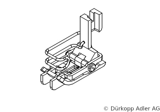 0327 220184 — hinged presser foot