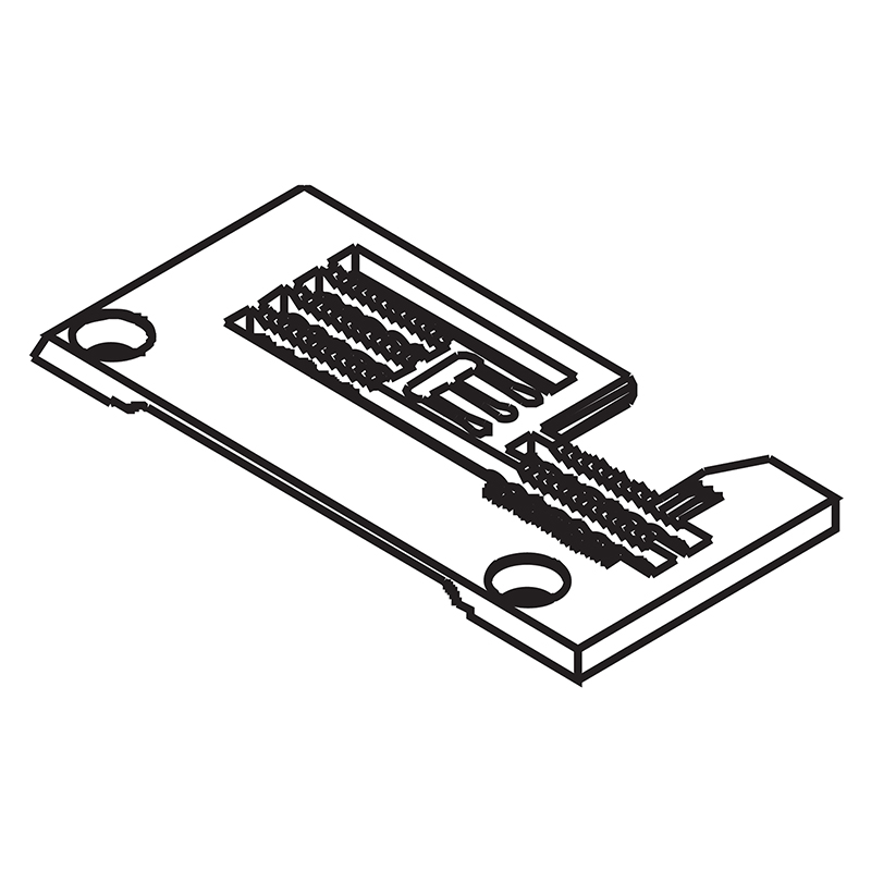 Y95277 Needle Plate — Needle Plate for Yamato Coverstitch Machine Suitable for machine: