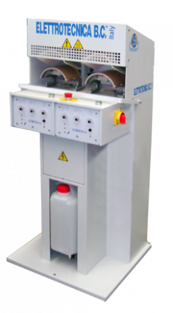 Elettrotecnica BC Mod 182/TS Электропневматическая программируемая машина для увлажнения носка и боковин обуви, также активирует носок перед затяжкой.