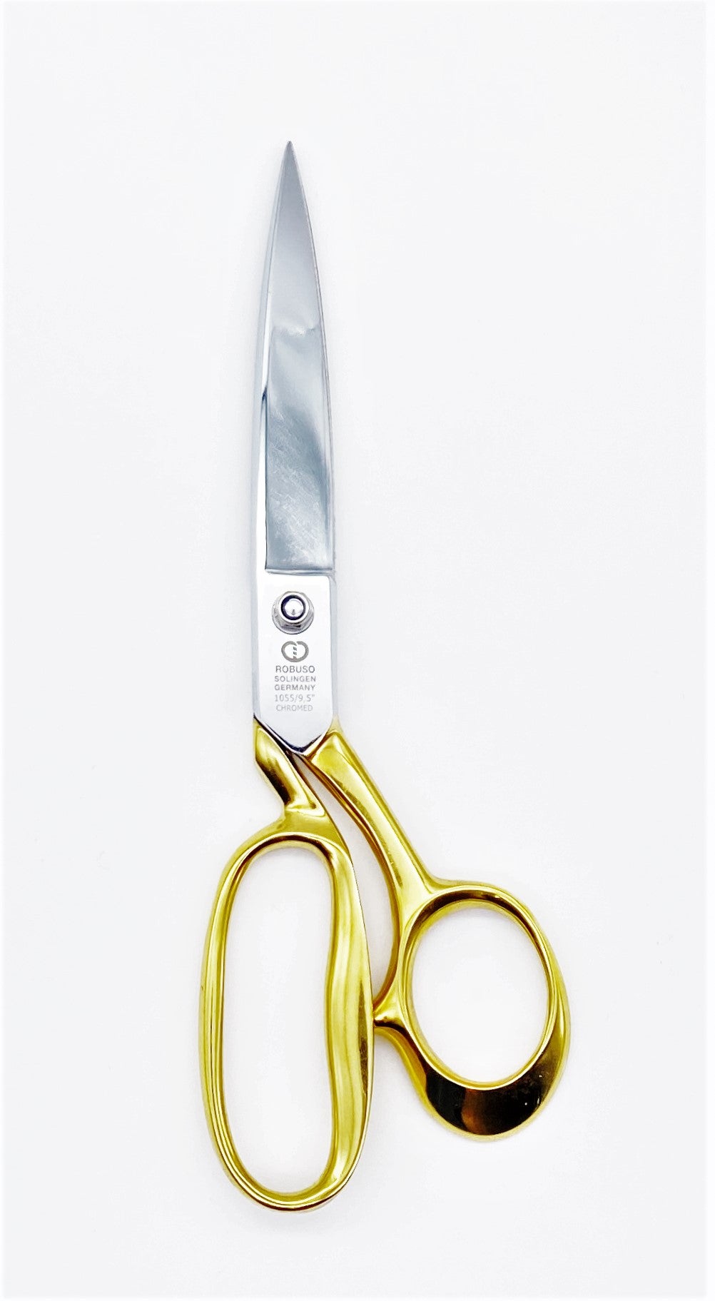 Ножницы портновские ROBUSO-ELASTIC, позолоченные, с зубчатой кромкой 1055/L/9.5"