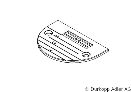 0281 200110 — throat plate