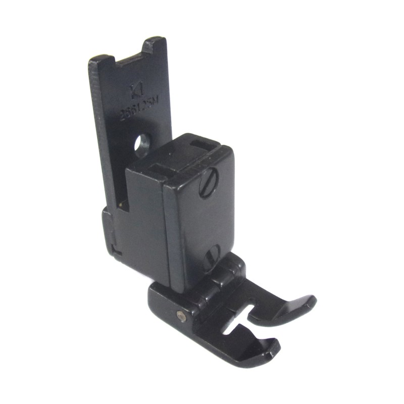 266125M Compensating Foot — Compensating Foot for Singer / Juki Zigzag Machine For thick fabric. Needle Hole Width : 10.5mm Presser Foot Total Width : 17.5mm