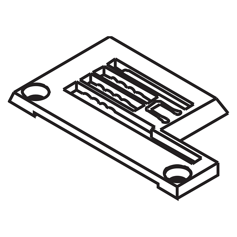 Y94212 Needle Plate — Needle Plate for Yamato Coverstitch Machine Suitable for machine: