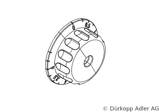 0281 160360 — регулировочное колесо