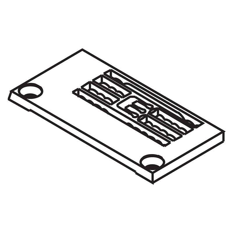 Y3108134 Needle Plate — Needle Plate for Yamato Coverstitch Machine Suitable for machine: