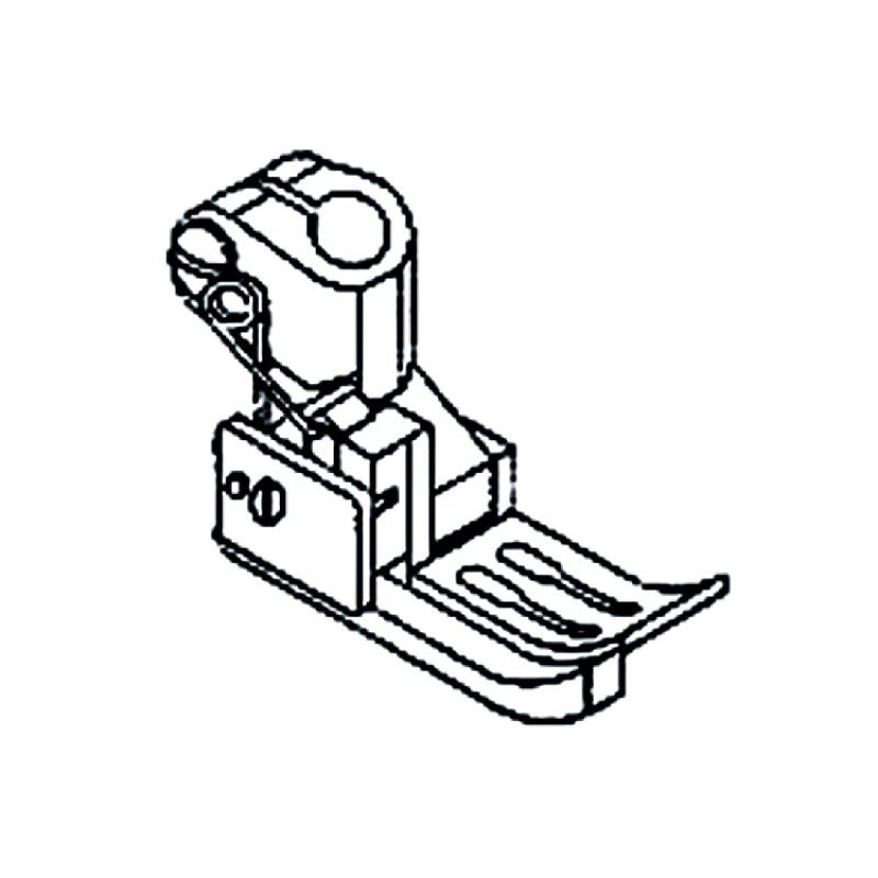 1266L Presser Foot — Presser Foot for Swimming Wear (for Elastic) Presser Bar Internal Diameter: 6.0mm Suitable for machine: