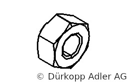 0216 000660 HW — hexagonal nut