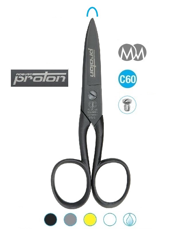 ROBUSO-proton 615/S/5" Solingen Scissors for Cutting Aramid, Carbon, and Glass Fibers