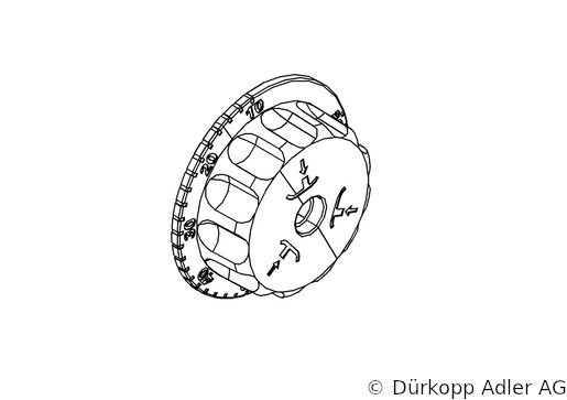 0281 130590 — adjusting wheel