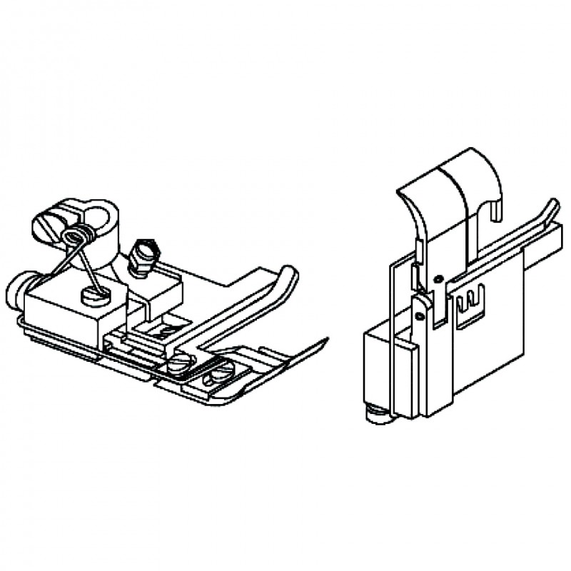 Y95313 Presser Foot — Presser Foot for Coverstitch Machine Presser Bar Internal Diameter: 6.0mm Suitable for machine: