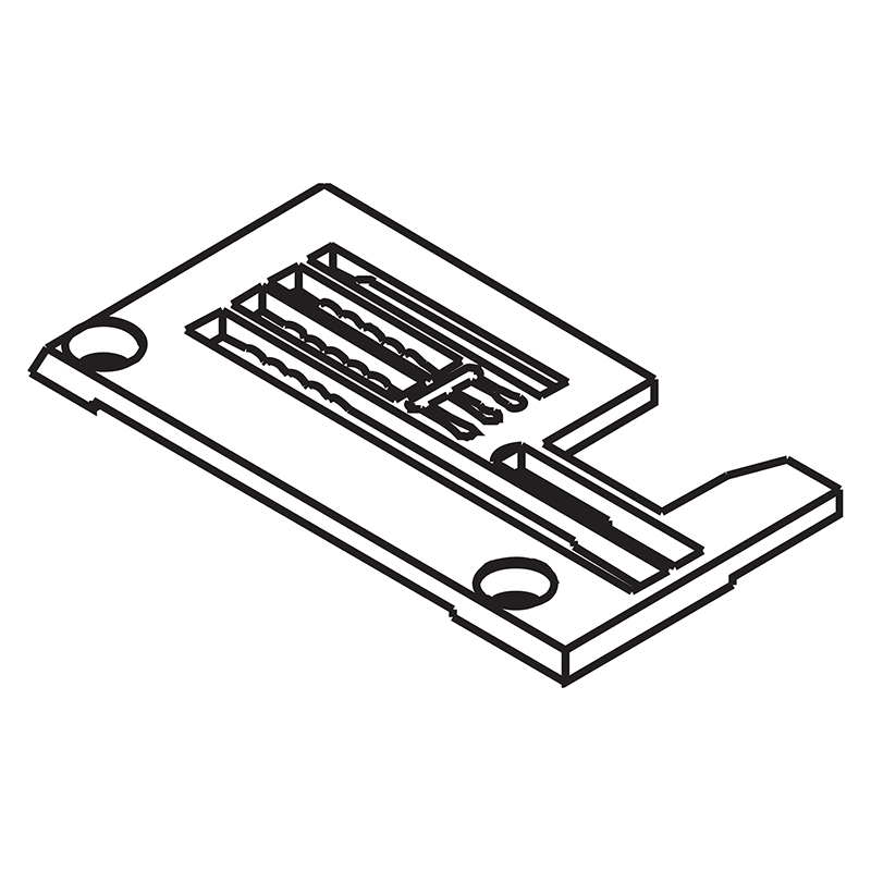 306399 Needle Plate — Needle Plate for Pegasus/Brother Coverstitch Machine Suitable for machine: