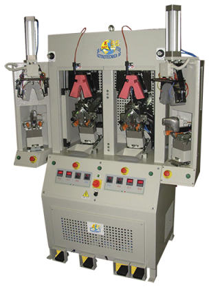 Elettrotecnica BC Mod 419I / 2CF Машина для горячего и холодного формования задника с устройством фланцевания