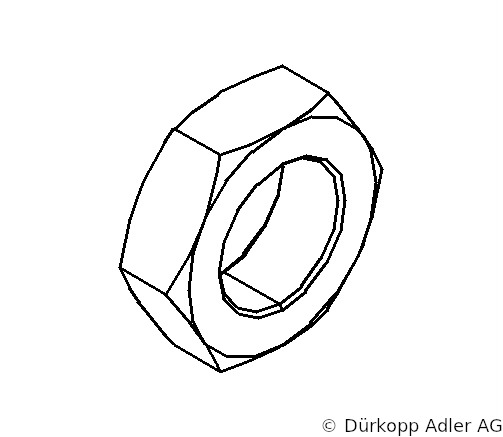 0995 340617 — HEXAGONAL NUT