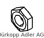 9231 011053 — hexagonal nut