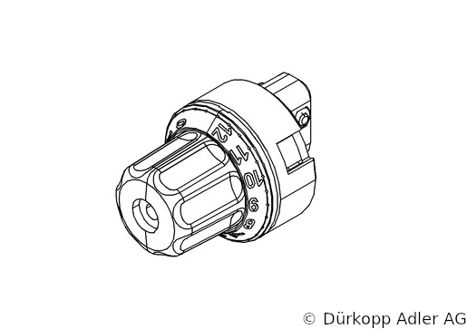0667 165354 — регулировочное колесо