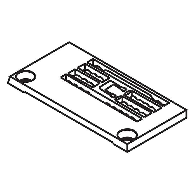 14-806 Needle Plate — Needle Plate for Kansai Special Coverstitch Machine Suitable for machine: