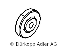 0746 040139 — рифлёная гайка