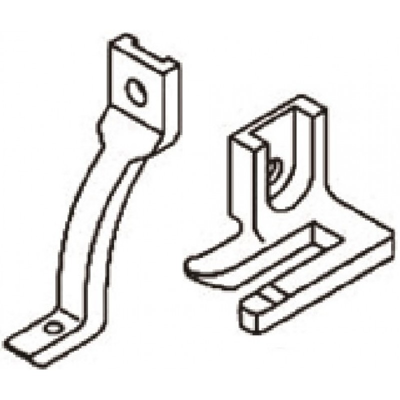 97743 Presser Foot + 97738 Feeding Foot — Presser Feet Set for Singer 132K6 Presser Foot Width : 18.5mm Feeding Foot Width : 6.2mm